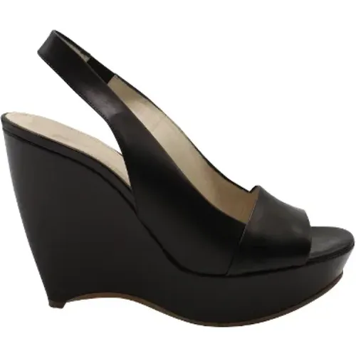 Pre-owned Leather heels , female, Sizes: 4 UK - Jil Sander Pre-owned - Modalova