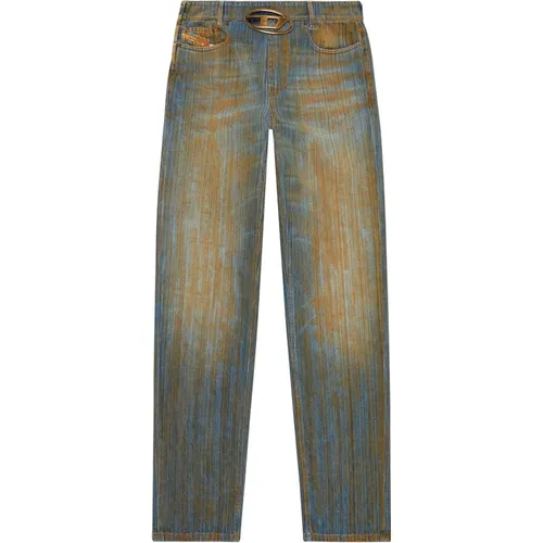 Gerades Jeans - 2010 D-Macs , Herren, Größe: W34 - Diesel - Modalova