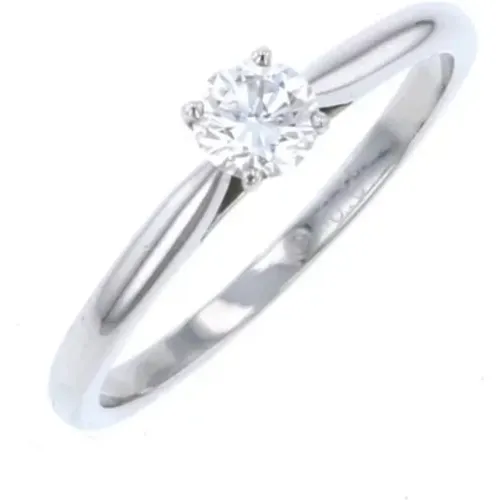 Pre-owned Platinum rings , female, Sizes: ONE SIZE - Cartier Vintage - Modalova