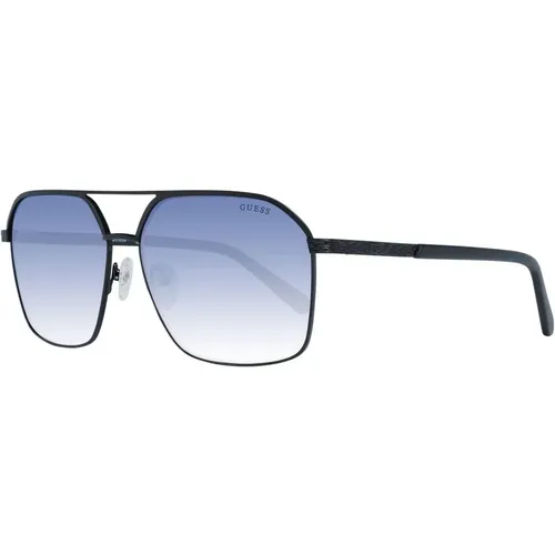 Schwarze Herren Aviator Sonnenbrille - Guess - Modalova