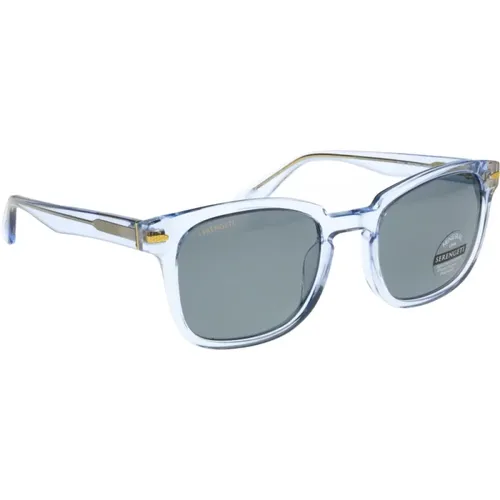 Ethan Shiny Transparent Polarisierte Sonnenbrille - Serengeti - Modalova