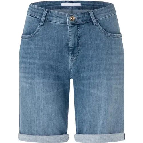 Shorty Weiche Denim Shorts , Damen, Größe: L - MAC - Modalova