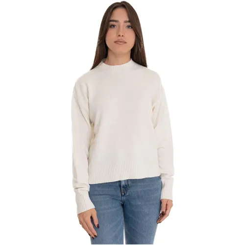 Kurzer Pullover aus Wollmischung , Damen, Größe: M - Roy Roger's - Modalova