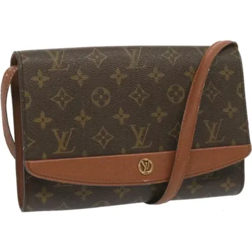 Pre-owned Canvas shoulder-bags , female, Sizes: ONE SIZE - Louis Vuitton Vintage - Modalova