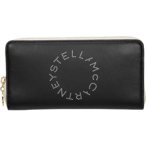 Logo Zip Wallet , female, Sizes: ONE SIZE - Stella Mccartney - Modalova