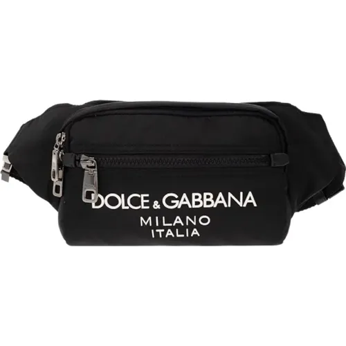 ‘Sicilia Dna’ belt bag , male, Sizes: ONE SIZE - Dolce & Gabbana - Modalova