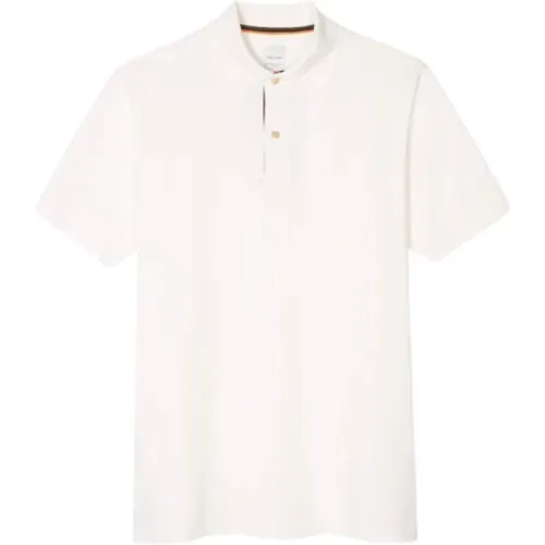 Klassisches Weißes Artist Stripe Polo Shirt , Herren, Größe: M - Paul Smith - Modalova