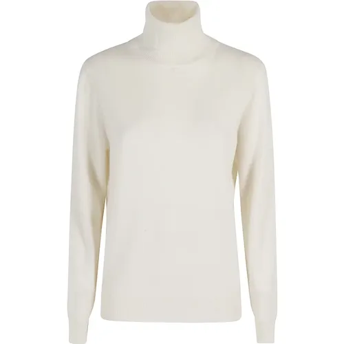 Hochgeschlossener Pullover , Damen, Größe: XS - Malo - Modalova