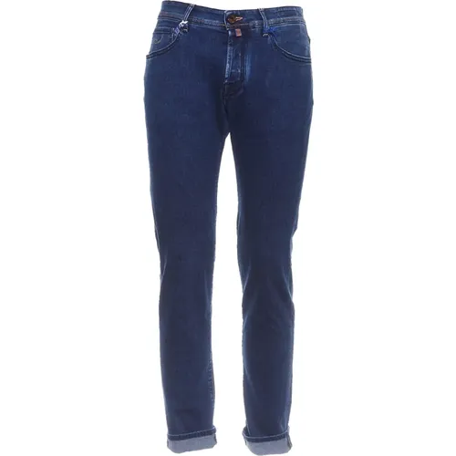 Mens Clothing Jeans Dark Ss24 , male, Sizes: W38 - Jacob Cohën - Modalova