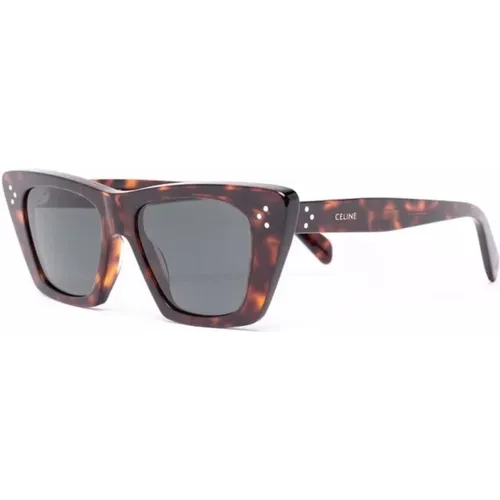 Braun/Havanna Sonnenbrille, vielseitig und stilvoll,CL40187I 01A Sunglasses - Celine - Modalova