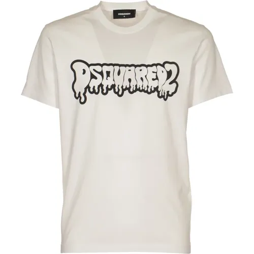 T-shirts and Polos , male, Sizes: L, S, M - Dsquared2 - Modalova