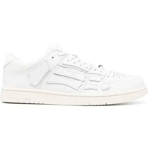 Weiße Leder Panel Sneakers , Herren, Größe: 43 EU - Amiri - Modalova