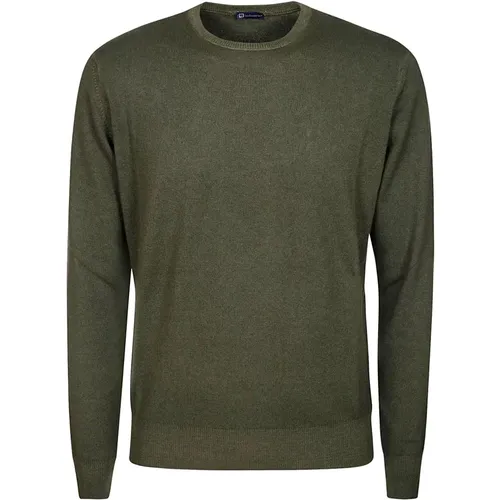 Cashmere Blend Crewneck Sweater , male, Sizes: M, L, XL - Hindustrie - Modalova