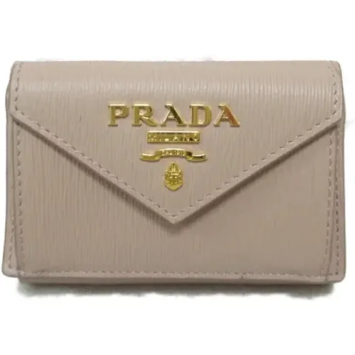 Pre-owned Leather wallets , female, Sizes: ONE SIZE - Prada Vintage - Modalova