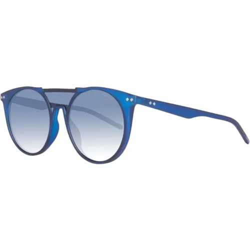 Blaue Unisex Sonnenbrille Azetat Material - Polaroid - Modalova