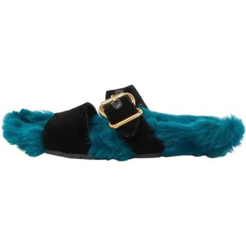 Pre-owned Velvet flats , female, Sizes: 8 UK - Prada Vintage - Modalova