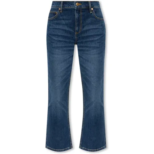 Jeans mit Logo , Damen, Größe: W28 - TORY BURCH - Modalova