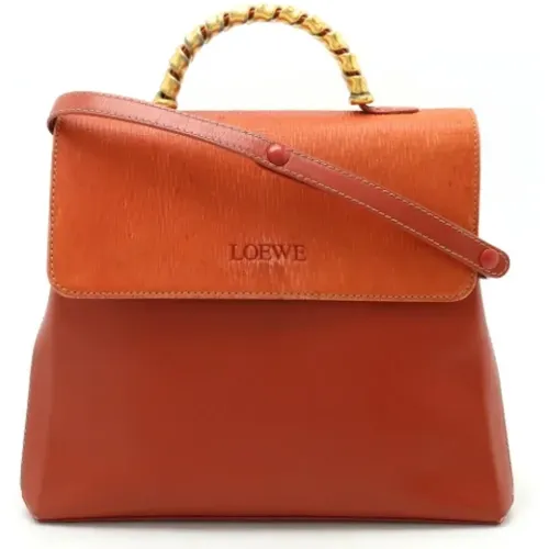 Pre-owned Leather handbags , female, Sizes: ONE SIZE - Loewe Pre-owned - Modalova