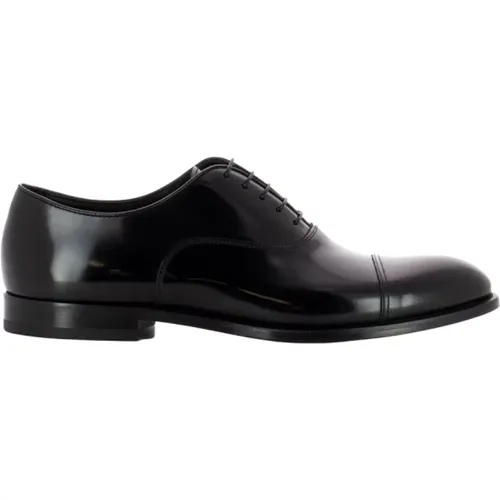 Handmade Oxford Old Leather Shoes , male, Sizes: 8 UK, 7 UK - Doucal's - Modalova