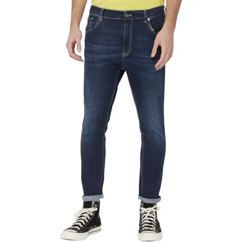 Slim-Fit Jeans mit Niedriger Taille und 5 Taschen - Dondup - Modalova