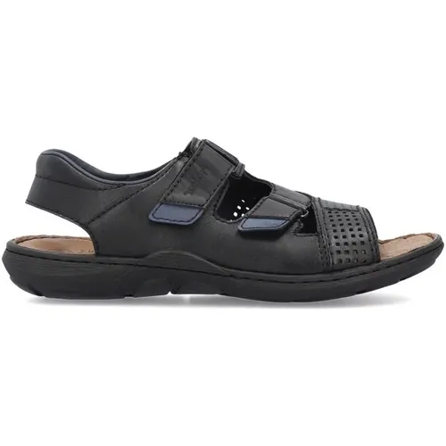 Casual Open Sandals , male, Sizes: 8 UK, 10 UK, 11 UK, 9 UK, 7 UK - Rieker - Modalova