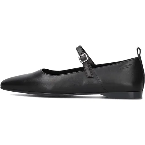 Schwarze Lederballerina Delia - Vagabond Shoemakers - Modalova