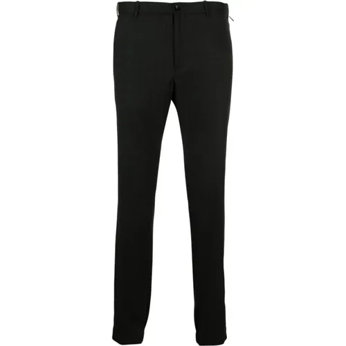 Antracite Chino Pants with Elastic Cuffs , male, Sizes: M, S, L, 4XL, 2XL, 3XL, XL - Incotex - Modalova