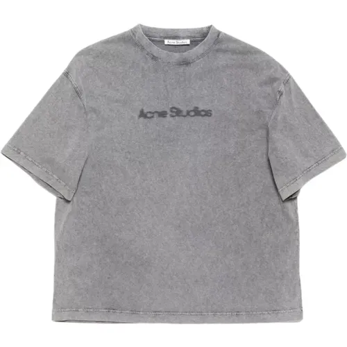 Vintage Schwarzes Logo T-Shirt , Herren, Größe: XS - Acne Studios - Modalova