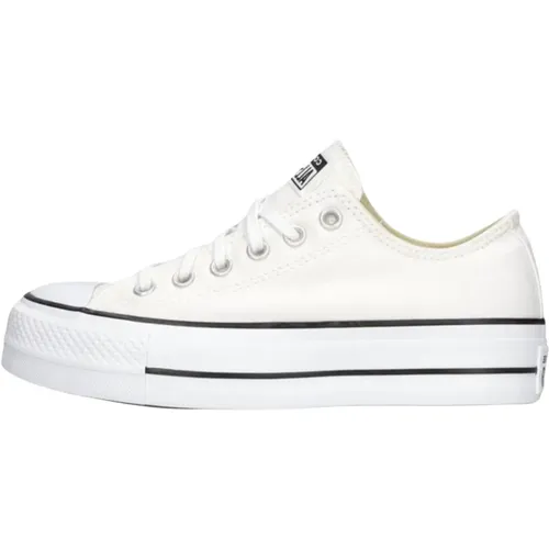 Niedrige Plateau-Sneaker , Damen, Größe: 42 1/2 EU - Converse - Modalova