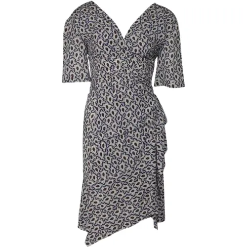 Silk Wrap-Effect Dress , female, Sizes: S - Isabel Marant Pre-owned - Modalova