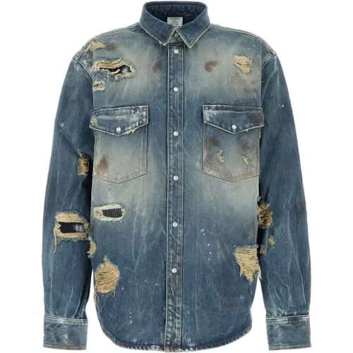 Stylisches Denim Hemd Vetements - Vetements - Modalova