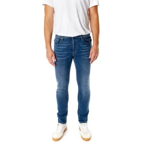 Slim Fit Mid Waist Jeans , Herren, Größe: W40 L36 - G-Star - Modalova
