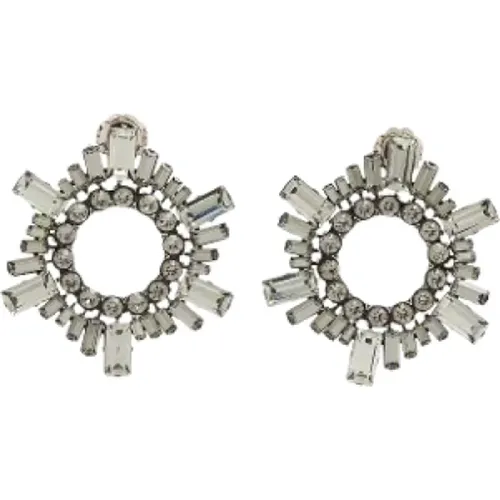 Pre-owned Metal earrings , female, Sizes: ONE SIZE - Amina Muaddi Pre-owned - Modalova