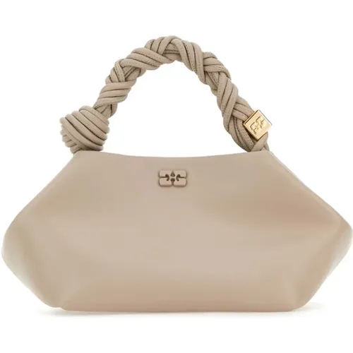 Small Bou Leather Handbag , female, Sizes: ONE SIZE - Ganni - Modalova