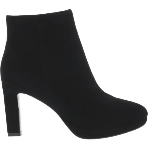 Stilvolle schwarze Wildleder-Stiefeletten - Bibi Lou - Modalova