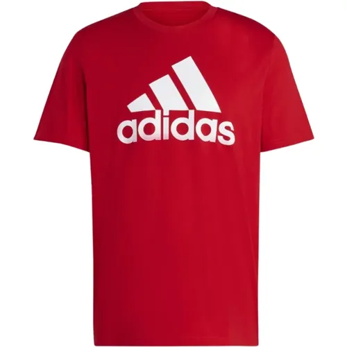 Essentielles Shirt , Herren, Größe: L - Adidas - Modalova