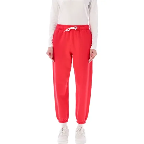 Klassische rote Jogginghose , Damen, Größe: L - Ralph Lauren - Modalova