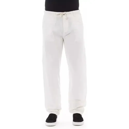 Elegante Weiße Chino Hose , Herren, Größe: 2XL - Baldinini - Modalova