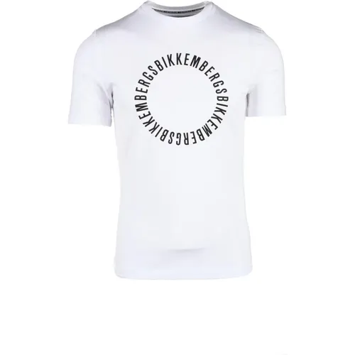 T-Shirt for Men , male, Sizes: XL, L, M, S, 2XL - Bikkembergs - Modalova