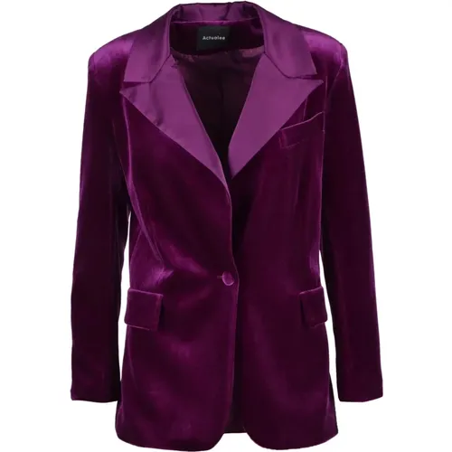 Stilvolle Jacke aus Polyester Elastan Mix - Actualee - Modalova