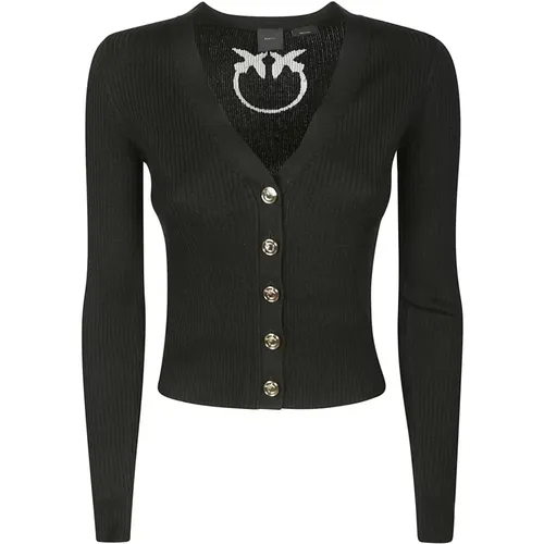 Gestreifter Cardigan , Damen, Größe: XS - pinko - Modalova