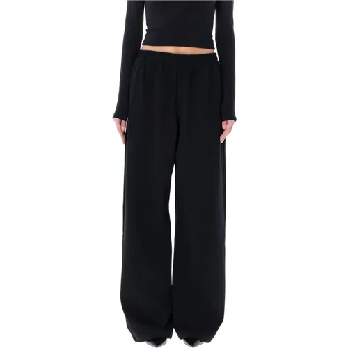 Semi Matte Track Pants , female, Sizes: S, M - Wardrobe.nyc - Modalova