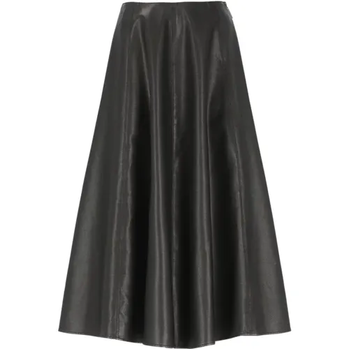 Synthetic Leather Skirt , female, Sizes: S, XS - Msgm - Modalova