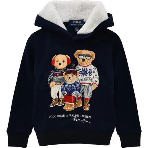 Marineblauer Pullover für Jungen Stil 001 - Polo Ralph Lauren - Modalova