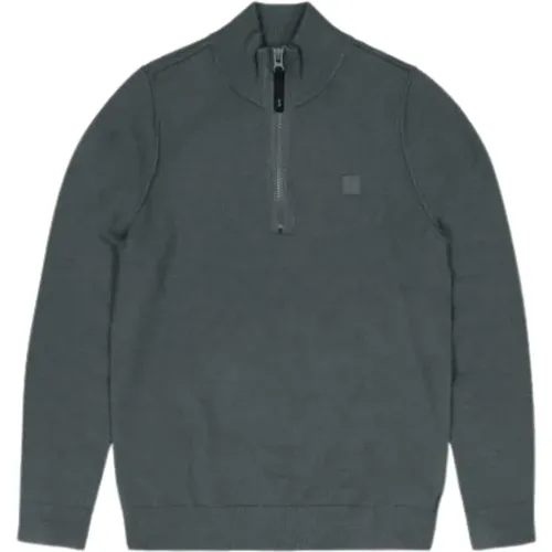 Clifden Halfzip Pullover Grau - Butcher of Blue - Modalova