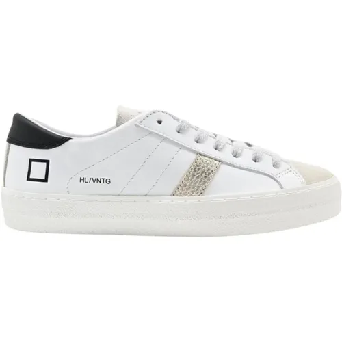 Vintage Low Top Sneakers Platinum , female, Sizes: 5 UK, 4 UK - D.a.t.e. - Modalova