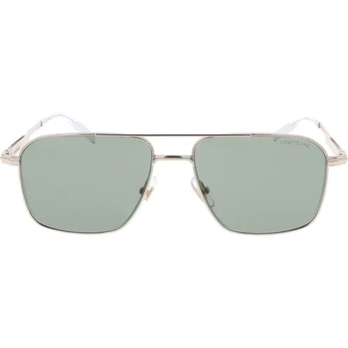 XL Sonnenbrille mit einheitlichen Gläsern , Herren, Größe: 56 MM - Montblanc - Modalova