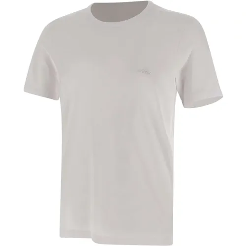 Weiße Baumwoll T-shirts Set Rundhals , Herren, Größe: 2XL - Hugo Boss - Modalova