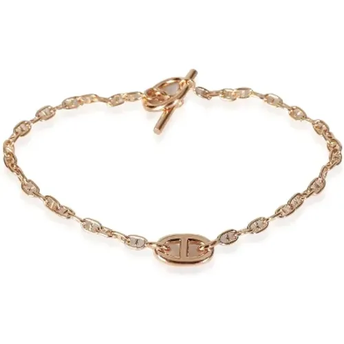 Pre-owned Rose Gold bracelets , female, Sizes: ONE SIZE - Hermès Vintage - Modalova