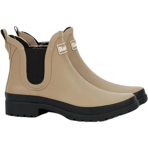 Rubber Boots with Tartan Inner Sole , female, Sizes: 7 UK, 9 UK, 6 UK - Barbour - Modalova